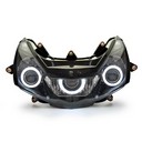 071 Headlight Honda Cbr954 2002-2003 White Angel Halos Eye